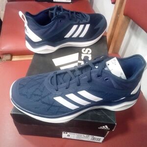adidas Navy & White Speed Trainers